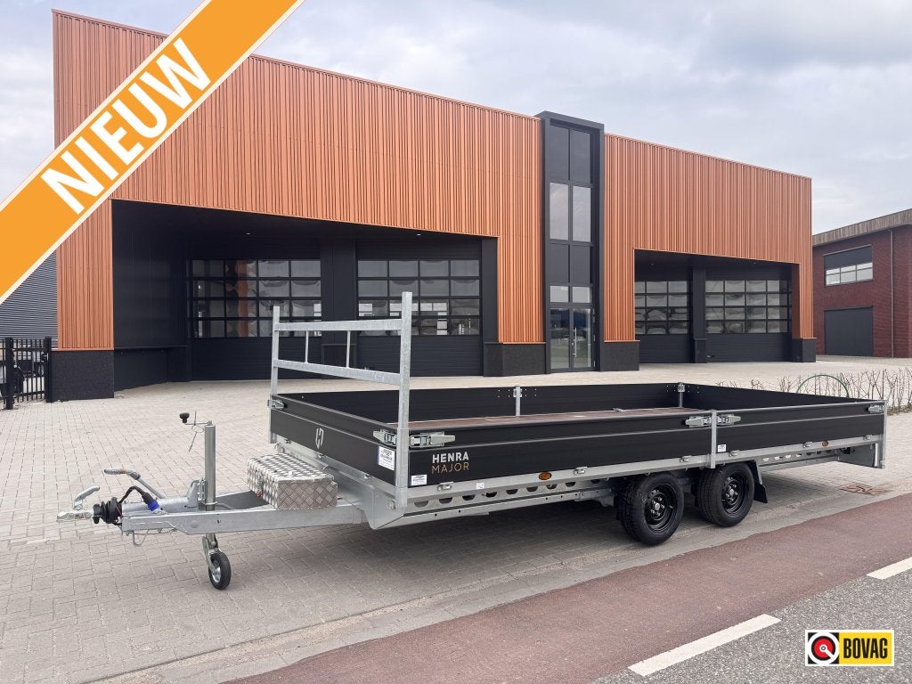 Henra Plateauwagen 500x220 | 3000KG | Black Label | DEMO, Gebruikt