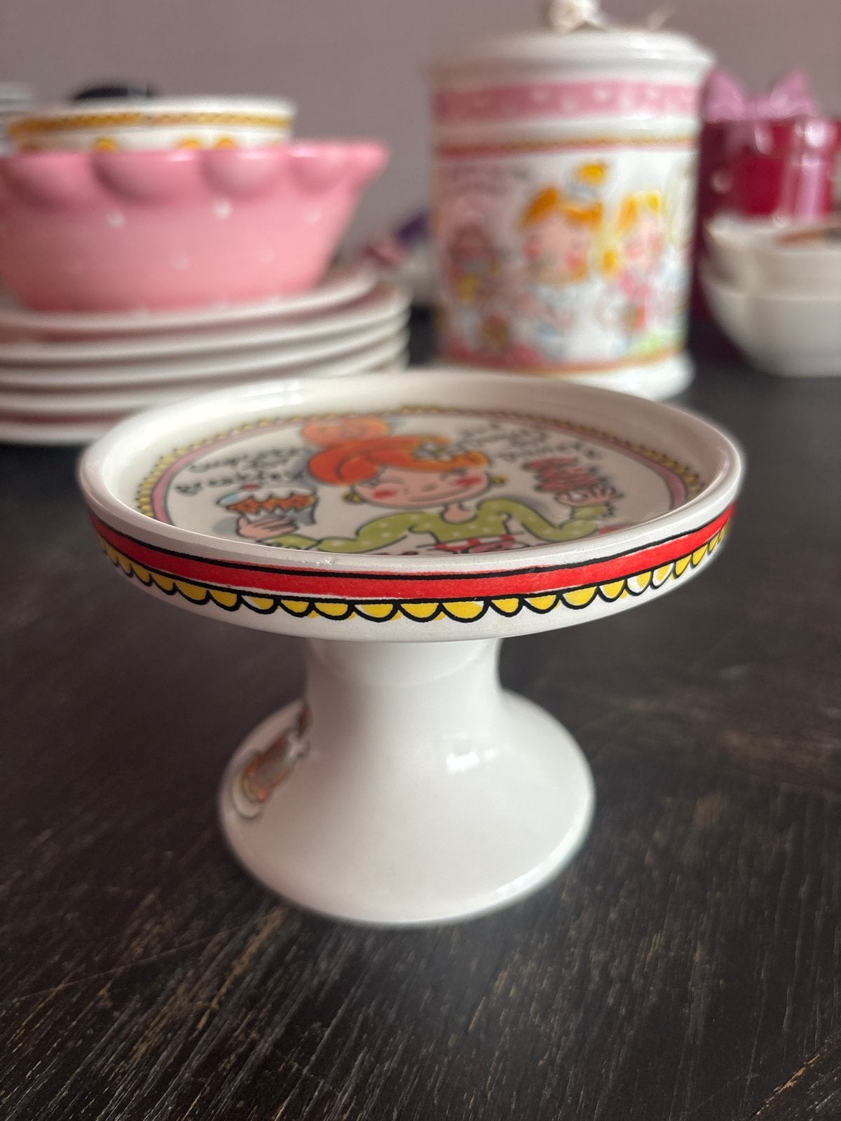Blond Amsterdam bijzondere collectie cake plateau, Keramiek, Nieuw, Ophalen of Verzenden, Schaal of Schalen