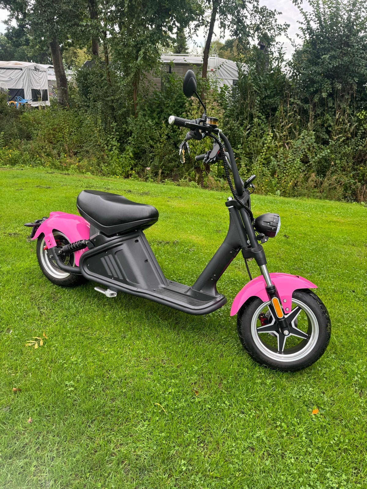 Mangosteen M2 Scooter - Geel Kenteken, 40Ah Accu, 3000W Moto, Ophalen of Verzenden, Gebruikt
