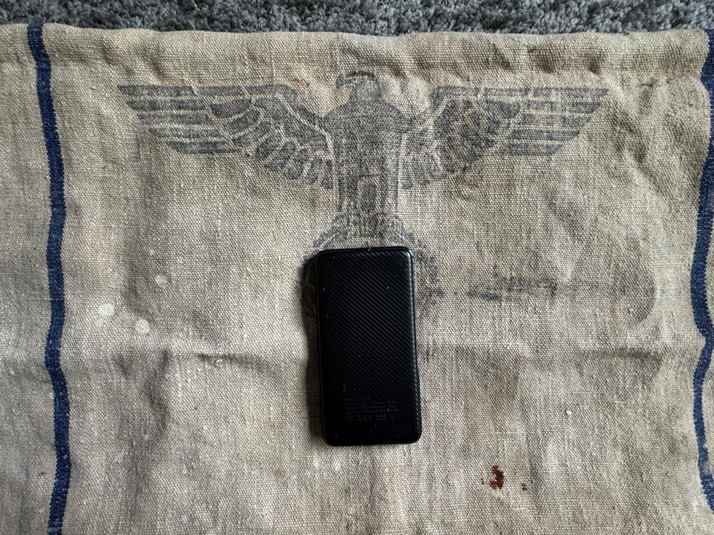 Duitse postzak WOII - Originele lap met adelaar, Ophalen of Verzenden, Overige soorten, Duitsland, Overige typen
