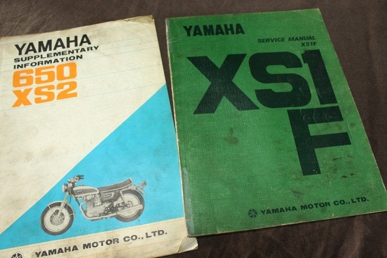 Yamaha XS1-F 1970 motorcycle service manual XS2, Ophalen of Verzenden, Yamaha