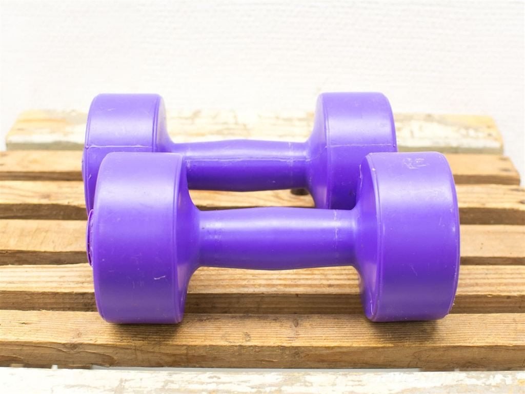Dumbell fitness 5 Lbs 9-1-24 14942, Ophalen of Verzenden, Gebruikt, Dumbbell