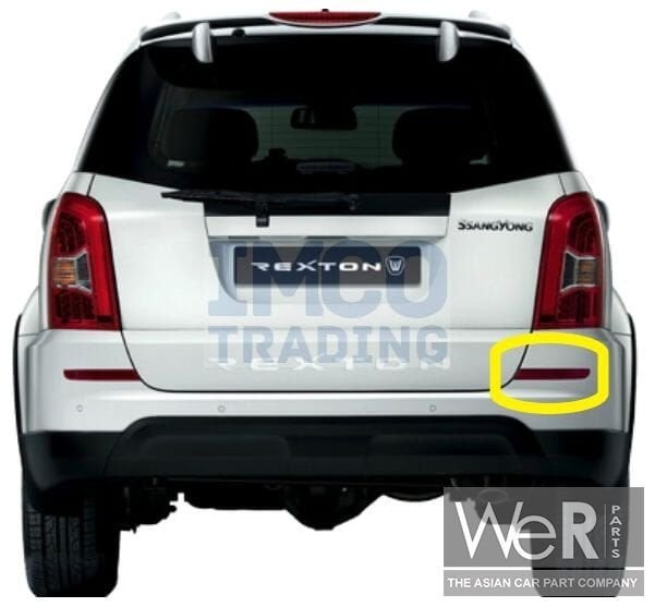 Reflector rechts achter voor SsangYong Rexton W 2012-2017 83, KGM Europe GmbH, Ophalen of Verzenden, Info@smotor.com, Ssangyong