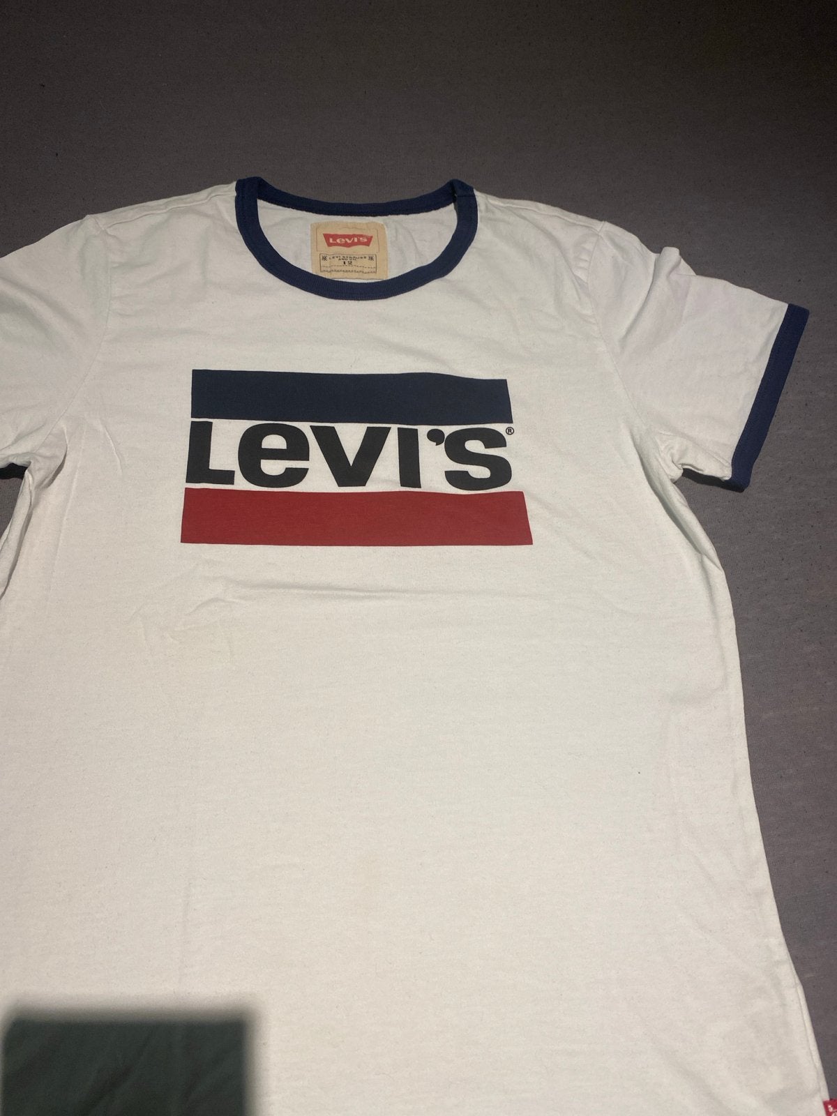 Origineel Levi's T-shirt maat 12 jaar - Vlekvrij, Ophalen of Verzenden, Zo goed als nieuw, Jongen of Meisje