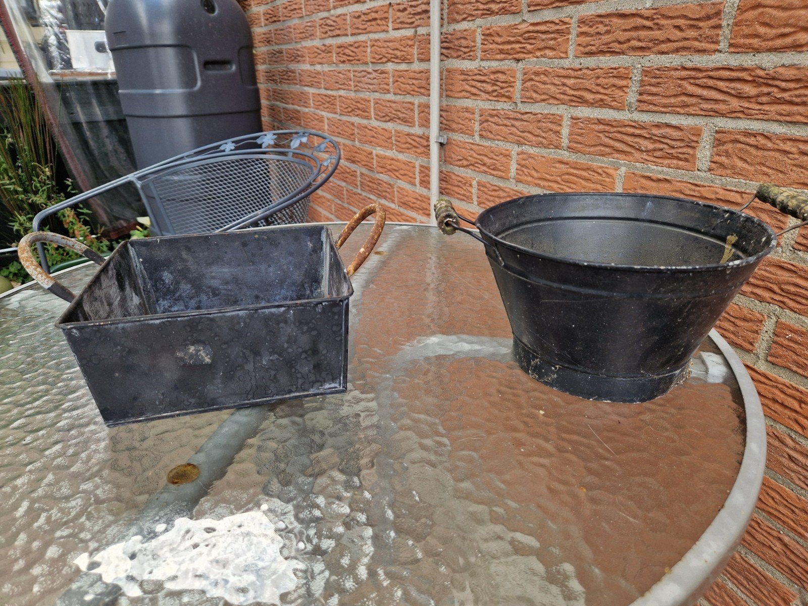 plantenbakjes, Ophalen
