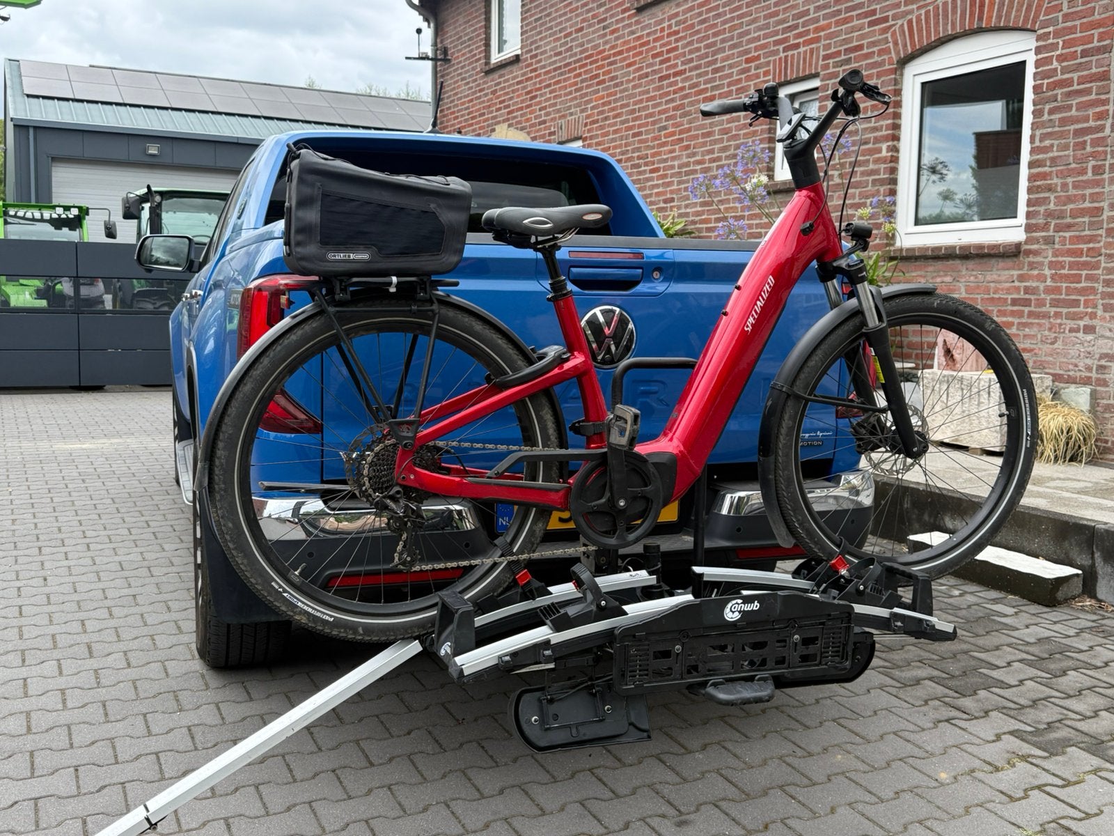 Dubbele fietdrager, Fietsen en Brommers, Fietsaccessoires | Aanhangers en Karren, Ophalen, Zo goed als nieuw, 80 kg of meer