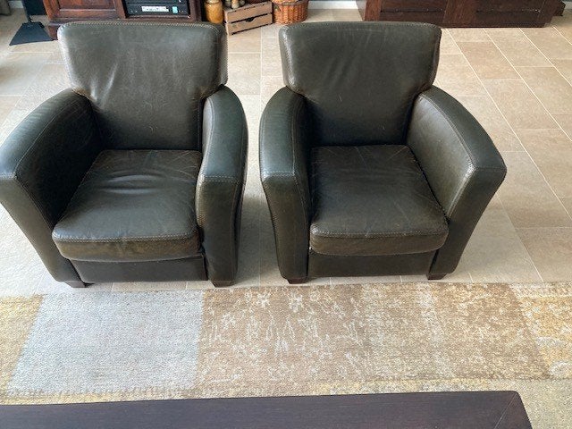 gratis afhalen 2 fauteuils, Ophalen, Gebruikt, 75 tot 100 cm, Minder dan 50 cm