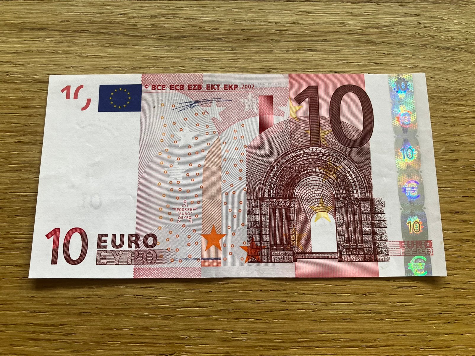 €10,- Duisenberg - Oostenrijk (N) - Zeldzaam!!, Ophalen of Verzenden, Oostenrijk, 100 euro