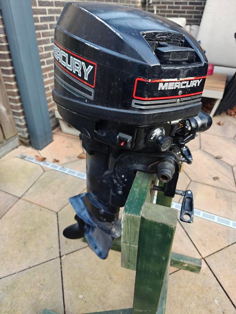 Mercury 8pk tweetakt kortstaart buitenboordmotor., Watersport en Boten, Ophalen, Gebruikt