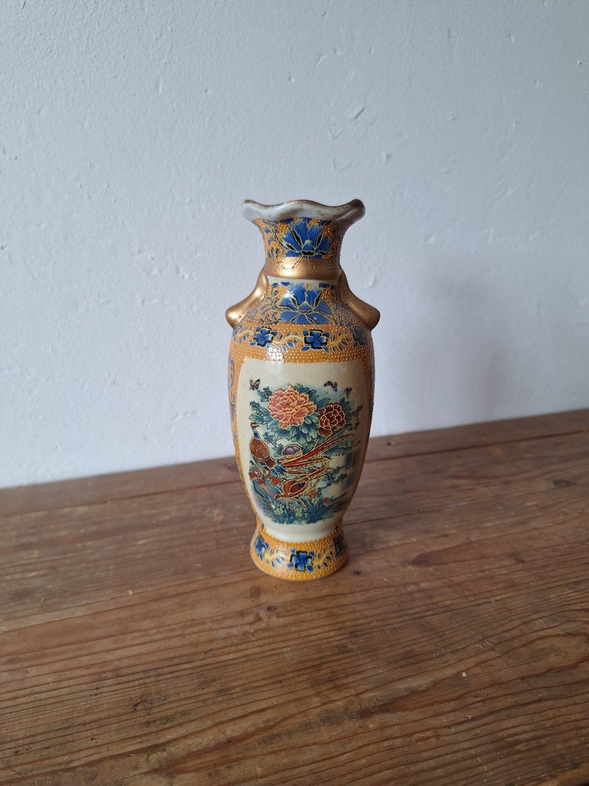 Japans Satsuma stijl vaasje, Antiek en Kunst, Ophalen