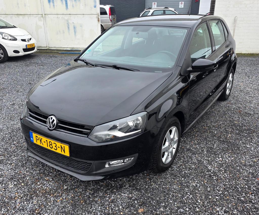 Volkswagen Polo 1.2 TSI Highline Edition 5 deurs zeer netjes, Auto's, Voorwielaandrijving, Euro 5, Zwart, 4 cilinders
