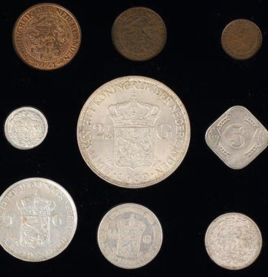 Munt set ! Set!, Ophalen of Verzenden, Vóór koninkrijk, Overige waardes, Zilver