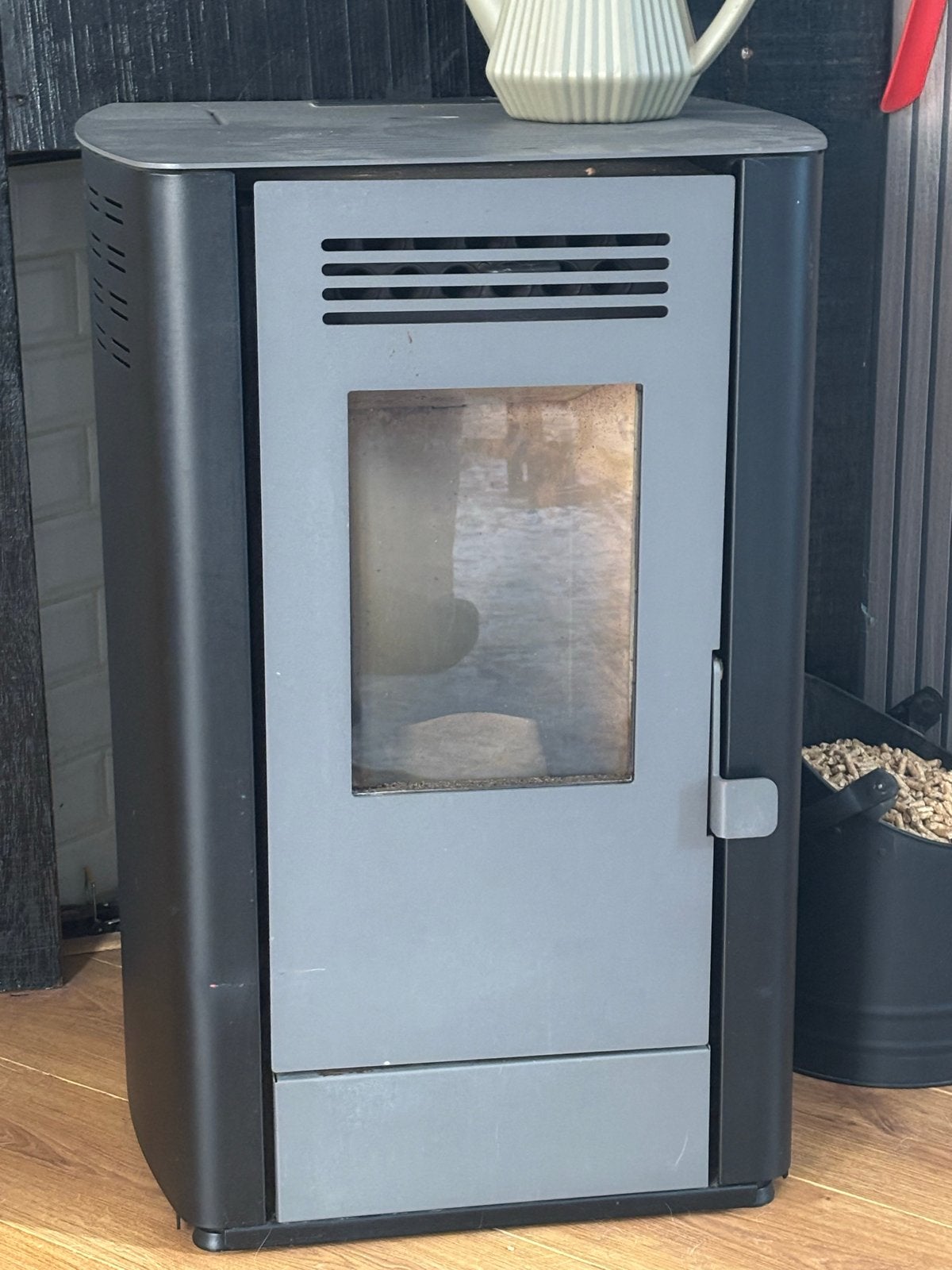 pelletkachel - Efficiënt en stijlvol julianext 8kw, Ophalen, Gebruikt, Vrijstaande haard, Overige soorten