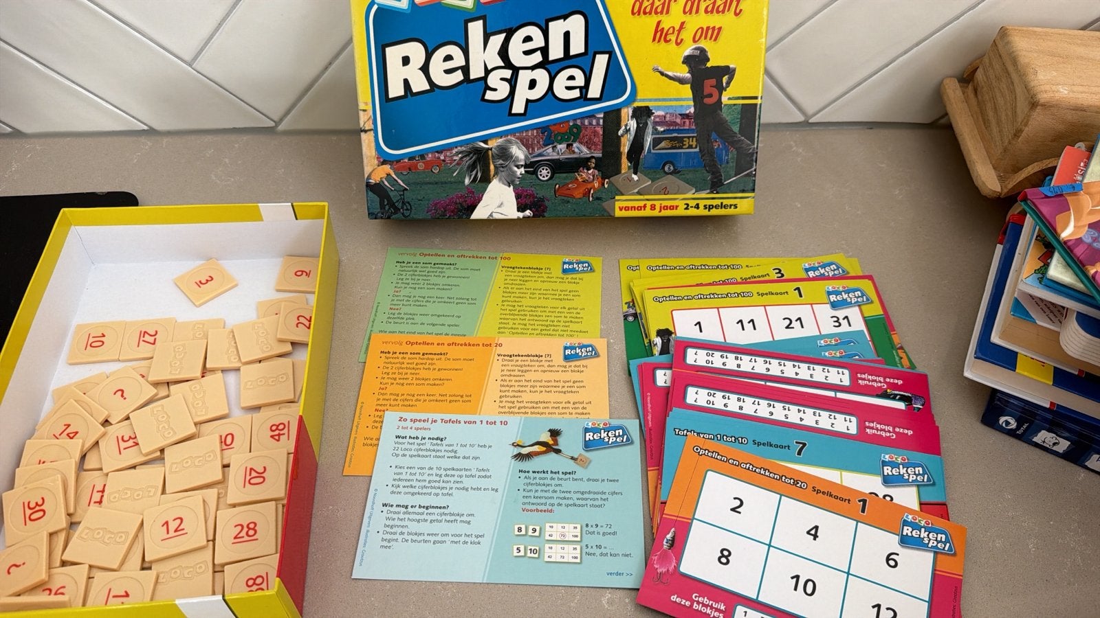 Loco RekenSpel Educatief spel om rekenen beter te begrijpen, Hobby en Vrije tijd, Een of twee spelers, Ophalen of Verzenden, Gebruikt
