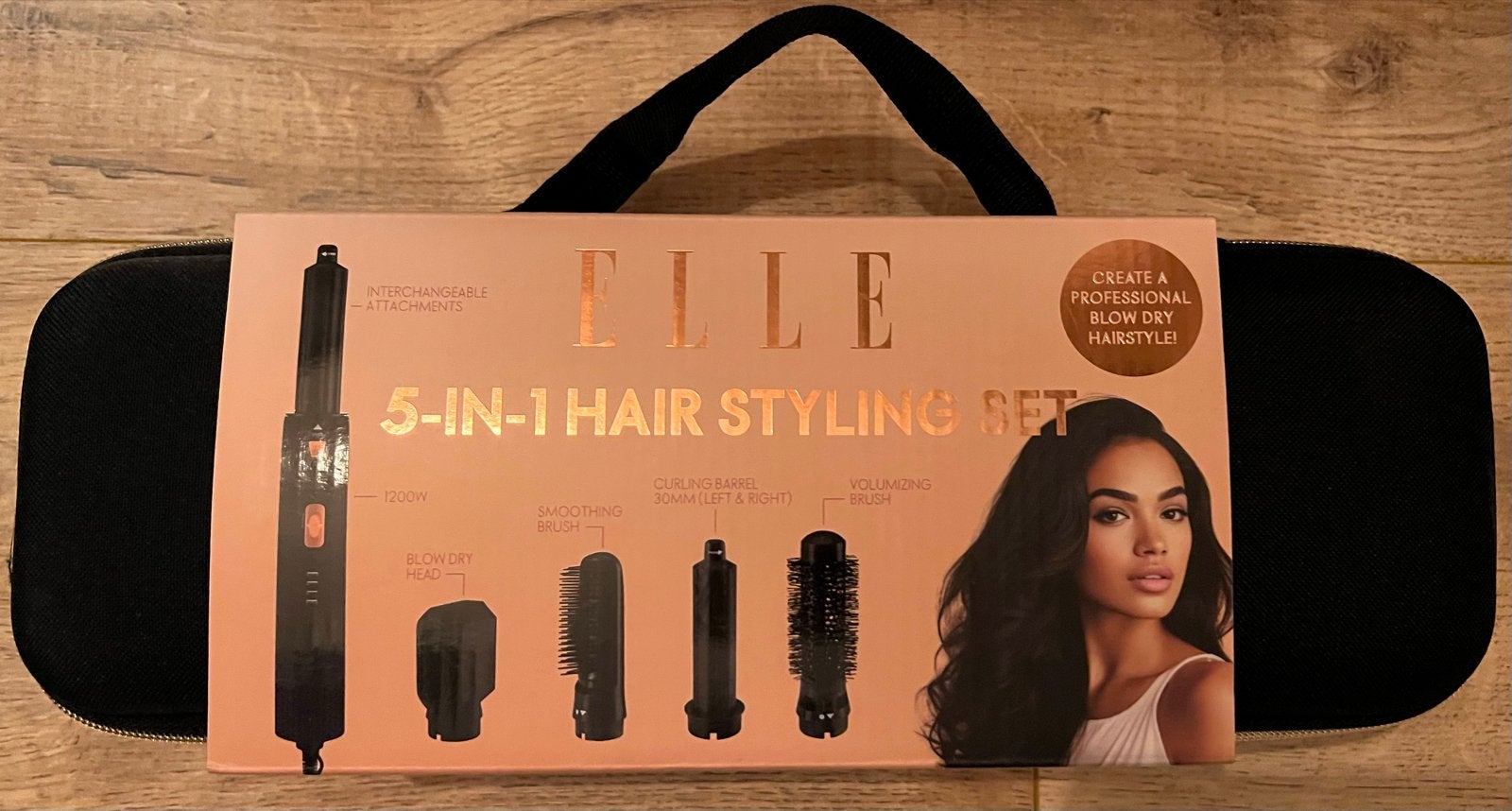 ELLE 5-in-1 Haarstyling Set - Professionele Föhnstijl, Ophalen of Verzenden, Nieuw, Haarverzorging