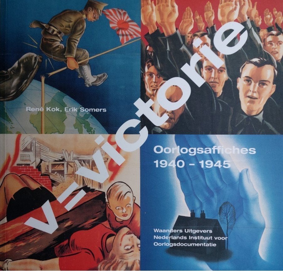 V = Victorie Oorlogsaffiches 1940-1945, Tweede Wereldoorlog, Ophalen of Verzenden, Zo goed als nieuw, Algemeen