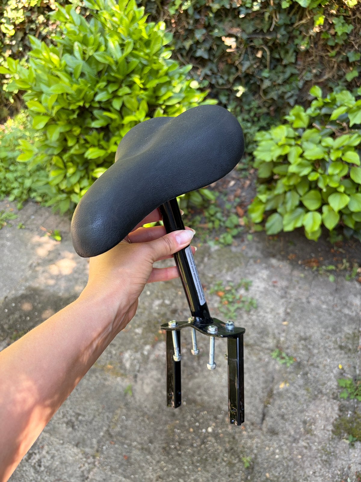 Zadel op stang, model 3., Ophalen, Zo goed als nieuw