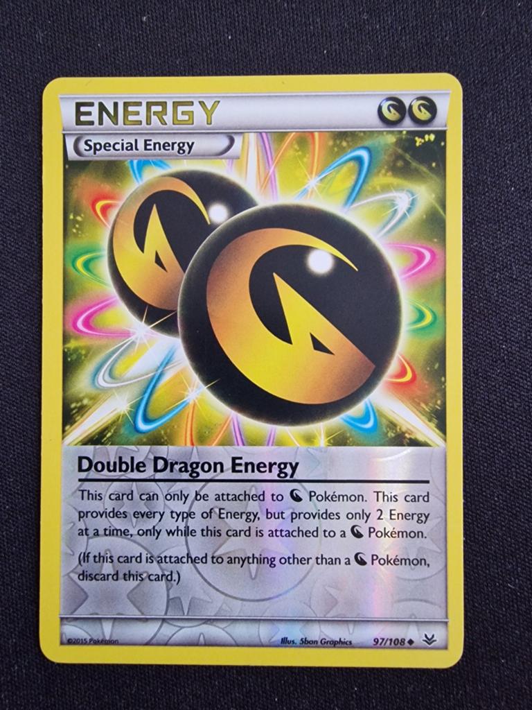Pokémon TCG Double Dragon Energy Reverse Holo 97/108, Ophalen of Verzenden