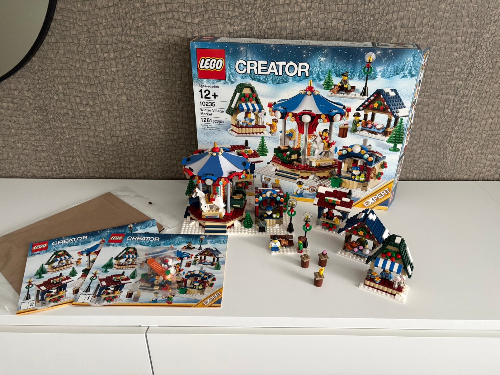 Lego 10235 Winter Dorpsmarkt, Lego, Ophalen of Verzenden, Zo goed als nieuw, Compleet