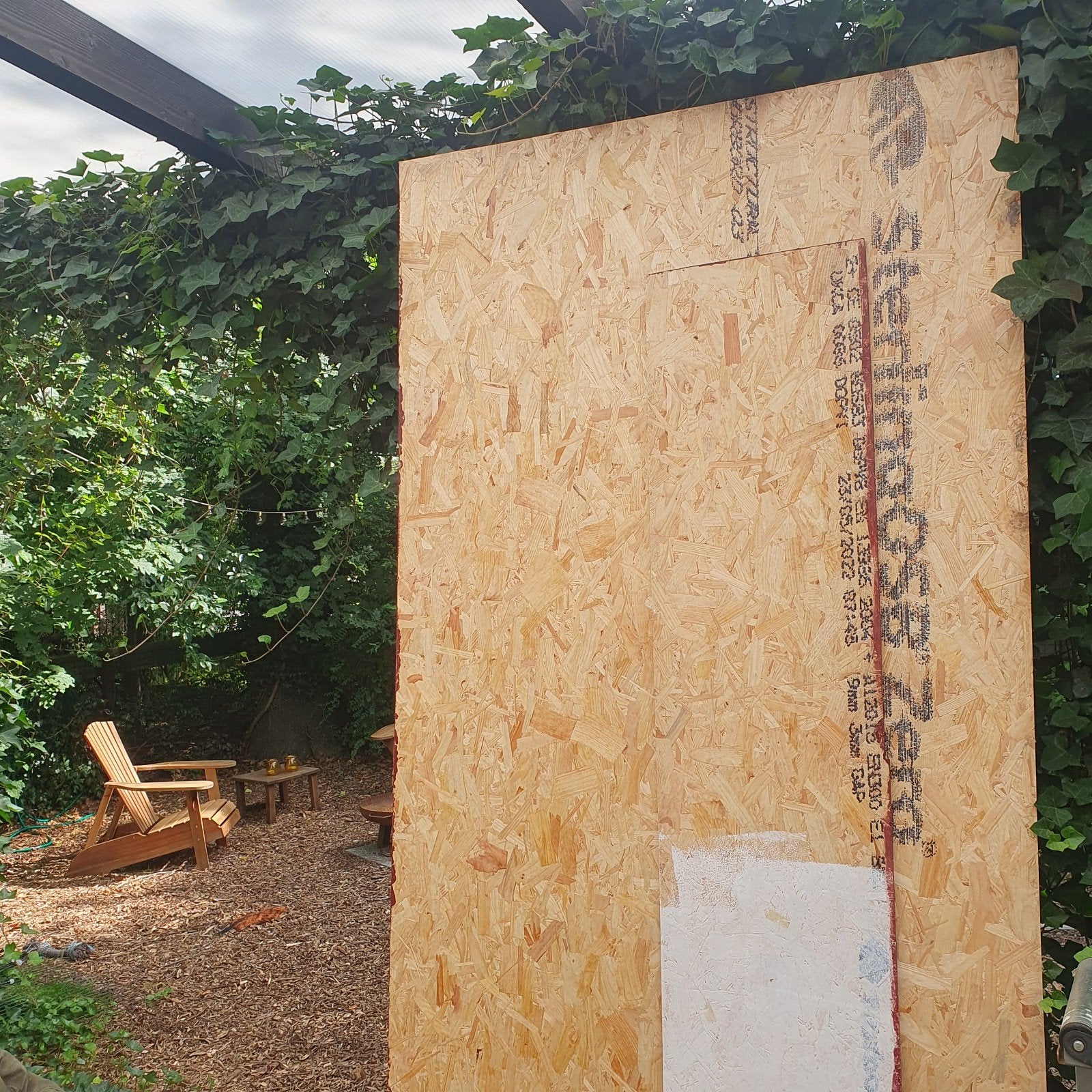 osb platen, Ophalen, Palen