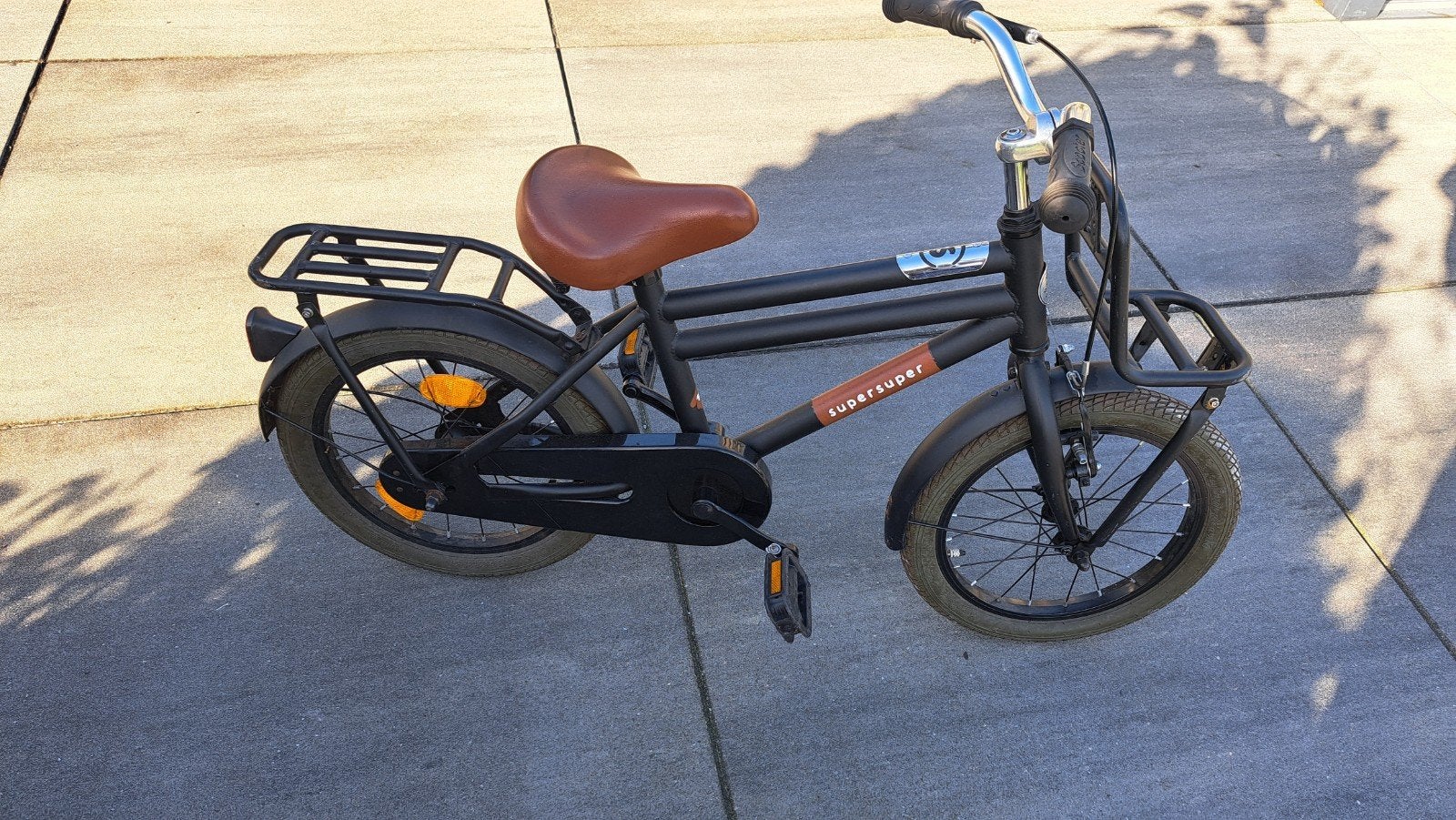 Supersuper 16 inch transportfiets in nette staat, Ophalen, Zo goed als nieuw, 16 tot 20 inch, Supersuper