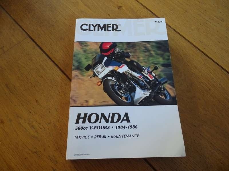 Honda 500 CC - V-Fours Clymer Werkplaatshandboek 1984-1986, Verzenden, Gelezen