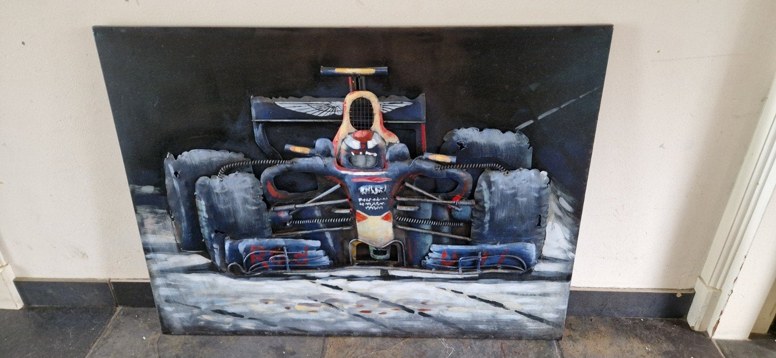 Max Verstappen 3D Kunstwerk met Certificaat van Echtheid, Ophalen of Verzenden