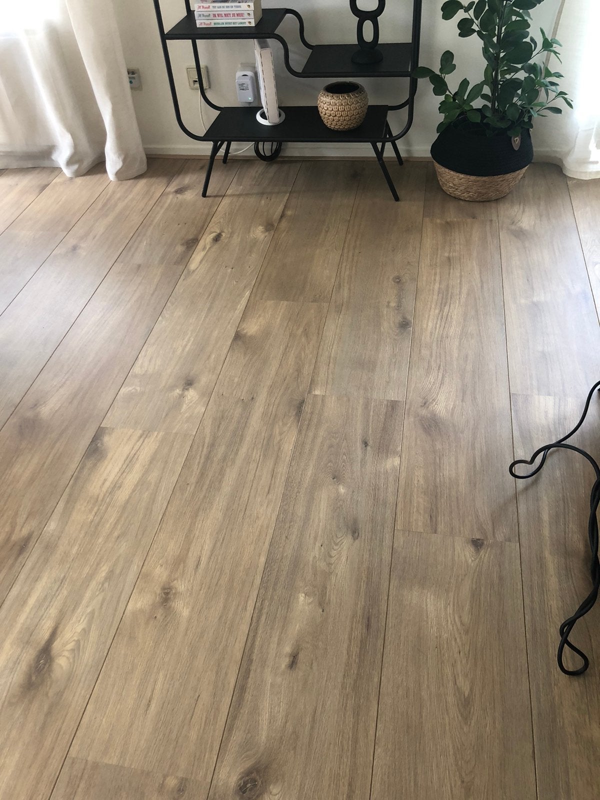 Laminaat vloer +/- 70m2, Ophalen, Gebruikt, Laminaat