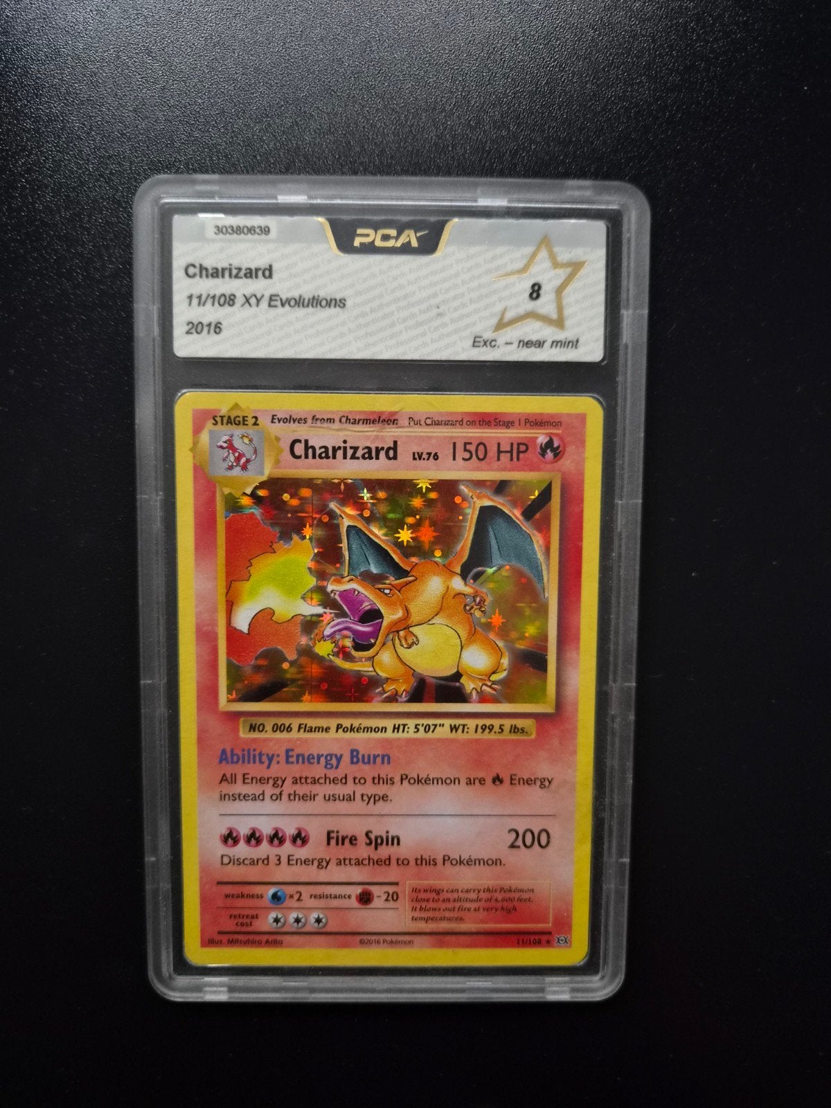 Charizard 11/108 Pokemon Evolutions holo, Hobby en Vrije tijd, Ophalen of Verzenden, Zo goed als nieuw, Booster, Foil
