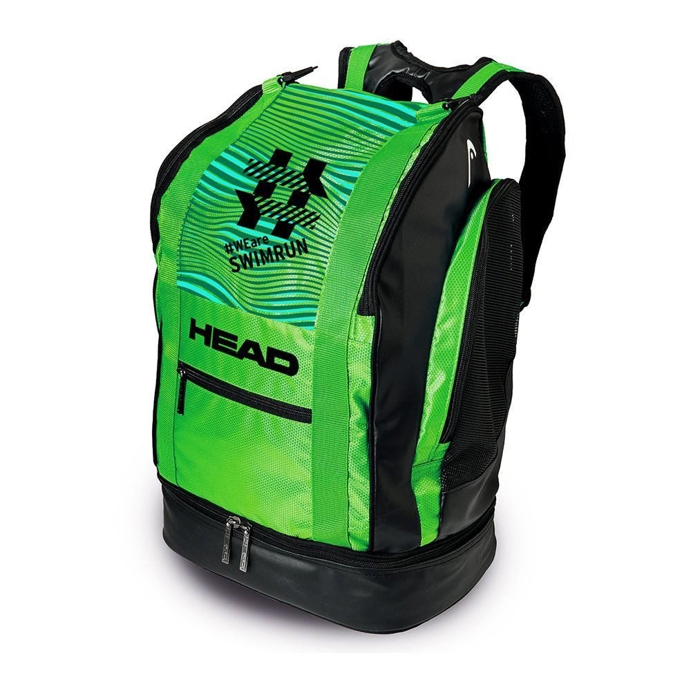 Nieuwe Head Printed Back Pack 40L - Swimrun Rugtas Green, Wuhrkopfweg A-6921 Kennelbach, Oostenrijk, 25 tot 40 cm, Nieuw, Ophalen of Verzenden