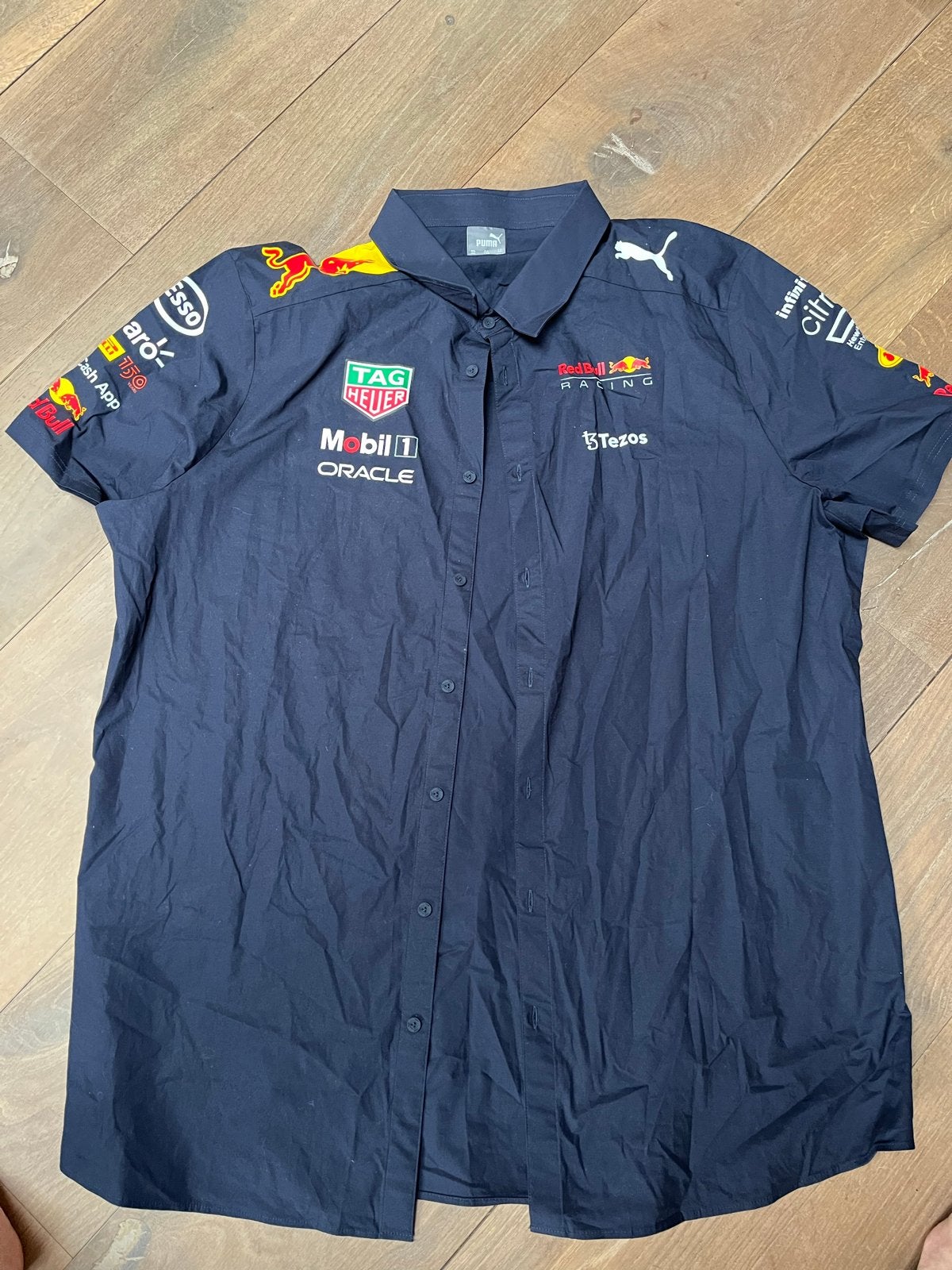 Red Bull Racing F1 Team Shirt - Maat XXL, Ophalen of Verzenden, Zo goed als nieuw, Blauw