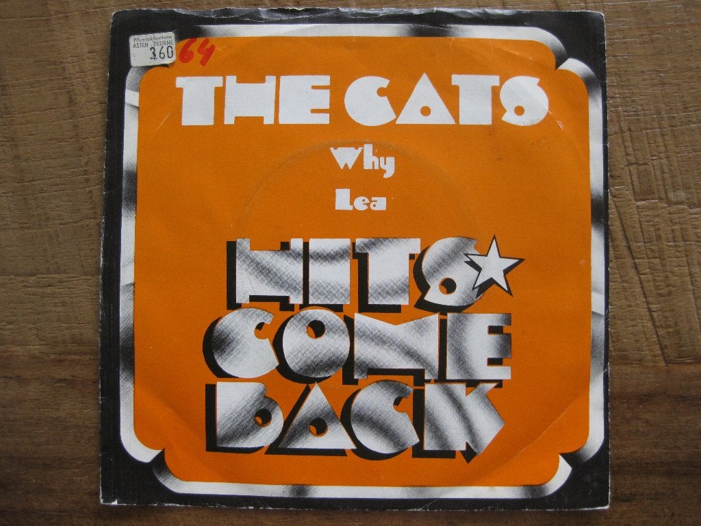 Vinyl single  The Cats   "Why" & "Lea", Ophalen of Verzenden, Gebruikt, Pop
