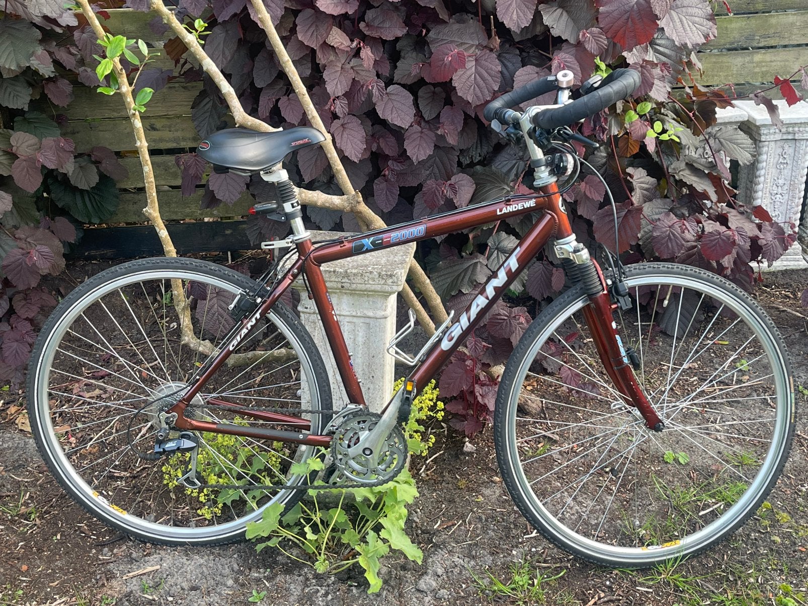 2x fijne herenfiets: Giant X2000 27v en62cm Gazelle Chamonix, Fietsen en Brommers, Ophalen, 28 inch, Vering, Velgrem