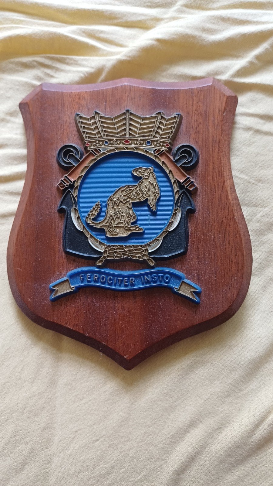 Wapenschildje, Ophalen of Verzenden, Marine, Nederland, Embleem of Badge