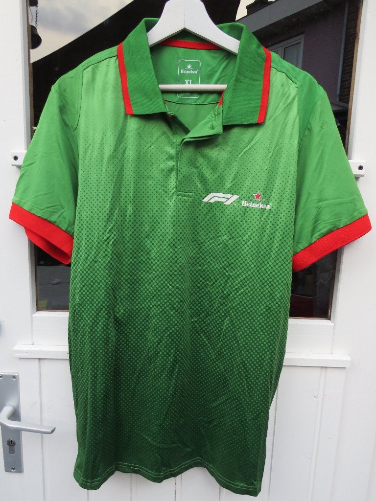Heineken F1 2021 Zandvoort barcrew Licensed Polo XL, Ophalen of Verzenden, Zo goed als nieuw, Formule 1