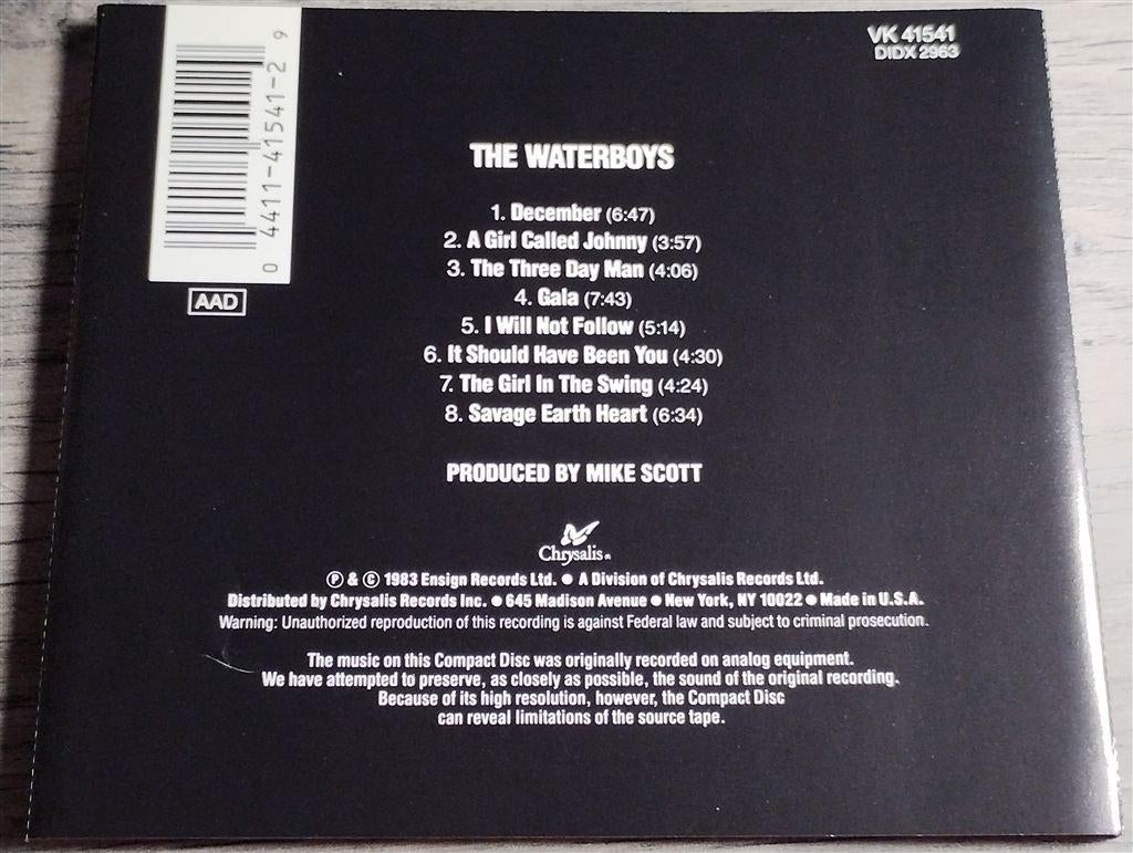 The Waterboys ‎– The Waterboys., Ophalen of Verzenden, Zo goed als nieuw