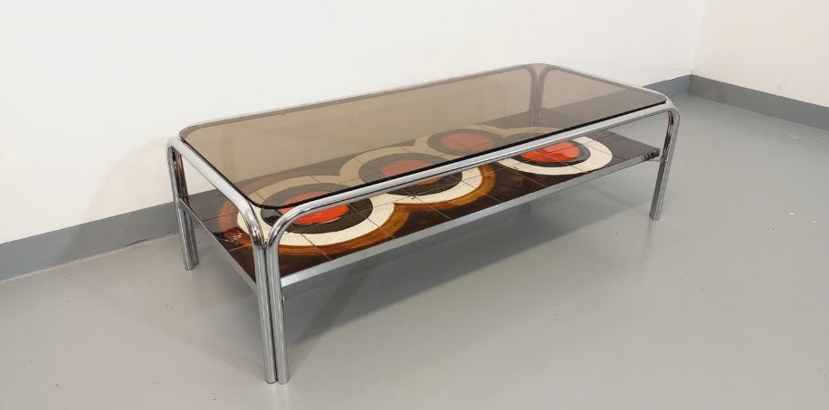 Rechthoekige Space Age salontafel van Belarti, Ophalen