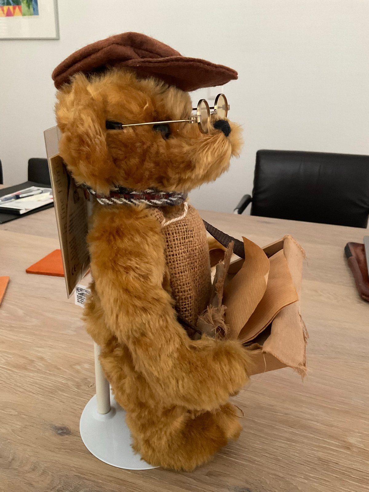 Merrythought Muffin Man Limited Edition Teddybeer, Kinderen en Baby's, Beer, Ophalen of Verzenden, Zo goed als nieuw, Middelgroot (20 tot 80 cm)