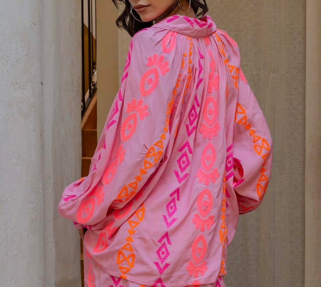 BIANCA blouse roze Ibizastyle mt TU, Kleding | Dames, -, Verzenden, Parijs, Nieuw