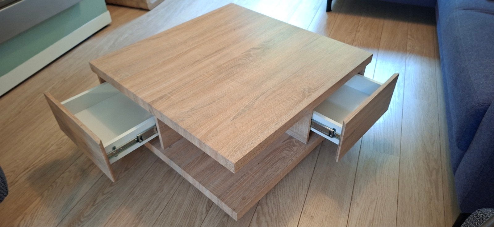 Salontafel te koop, Huis en Inrichting, Tafels | Salontafels, Ophalen, Overige materialen, 50 tot 100 cm, Vierkant