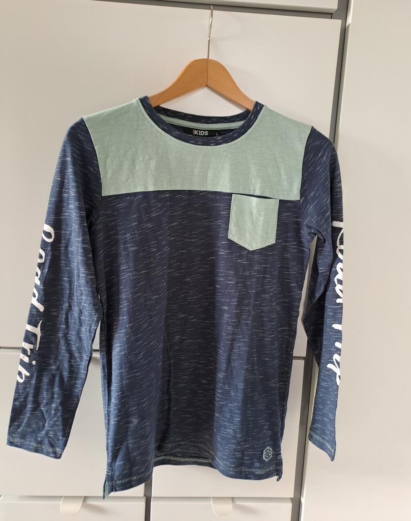 Longsleeve blauw groen Europe kids Ter Stal maat 146 152, Europe Kids, Nieuw, Ophalen of Verzenden, Shirt of Longsleeve