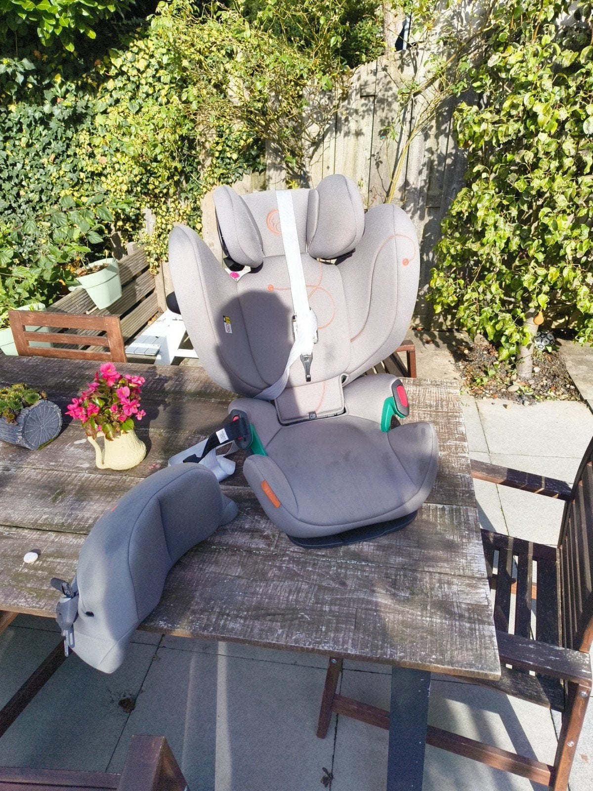 Cybex Solution S-Fix autostoel - Grijs, Overige merken, Autogordel of Isofix, Gebruikt, 15 t/m 36 kg