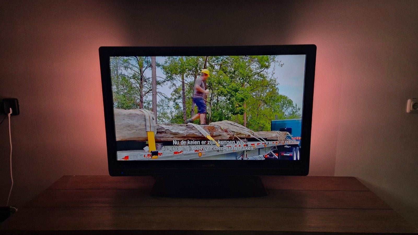 phillips tv met ambilight (42 inch), Ophalen, Gebruikt, 100 cm of meer, Philips