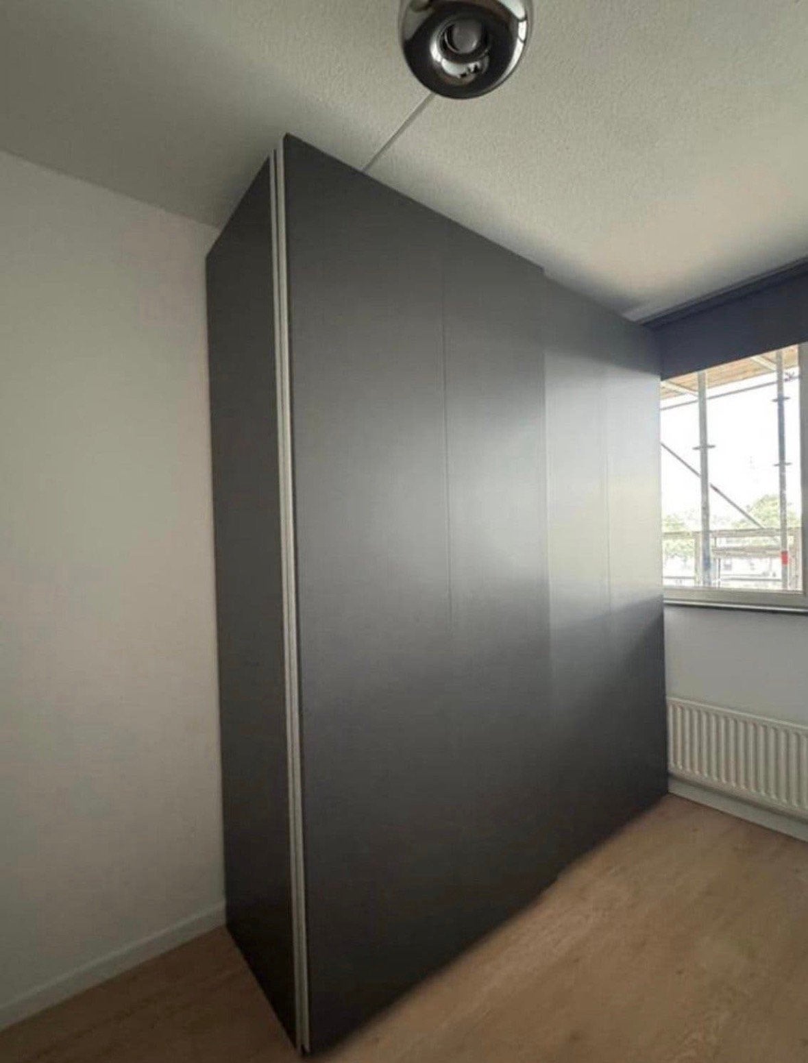 Donkergrijs Ikea pax kast NIEUW, Ophalen, Zo goed als nieuw, 50 tot 75 cm, 200 cm of meer