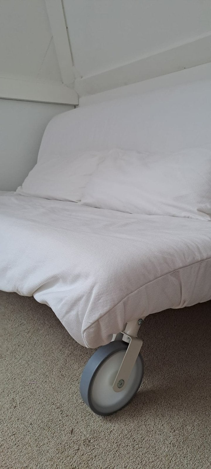 Slaapbank Ikea PS, Ophalen, Gebruikt, Tweepersoons, Crème