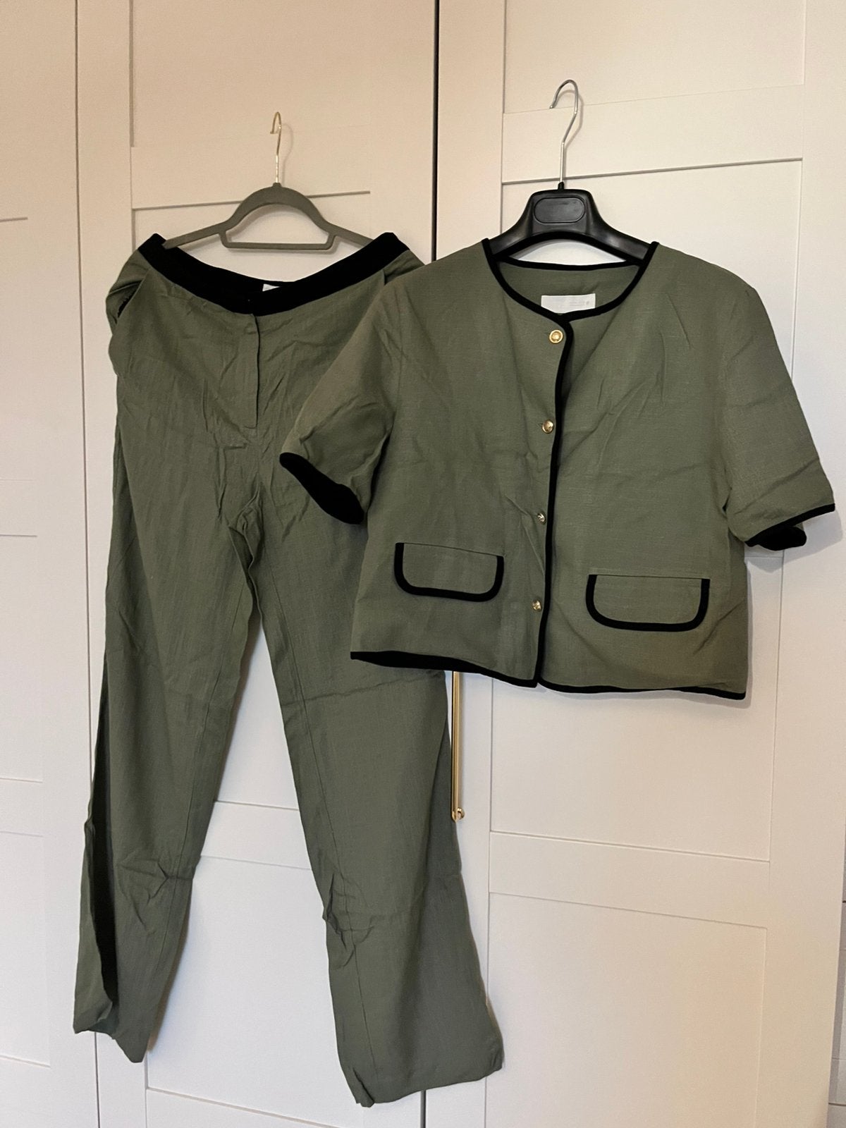 tweedelige set Zara groen maat M/L, Kleding | Dames, Ophalen of Verzenden, Zo goed als nieuw, Maat 38/40 (M), Groen