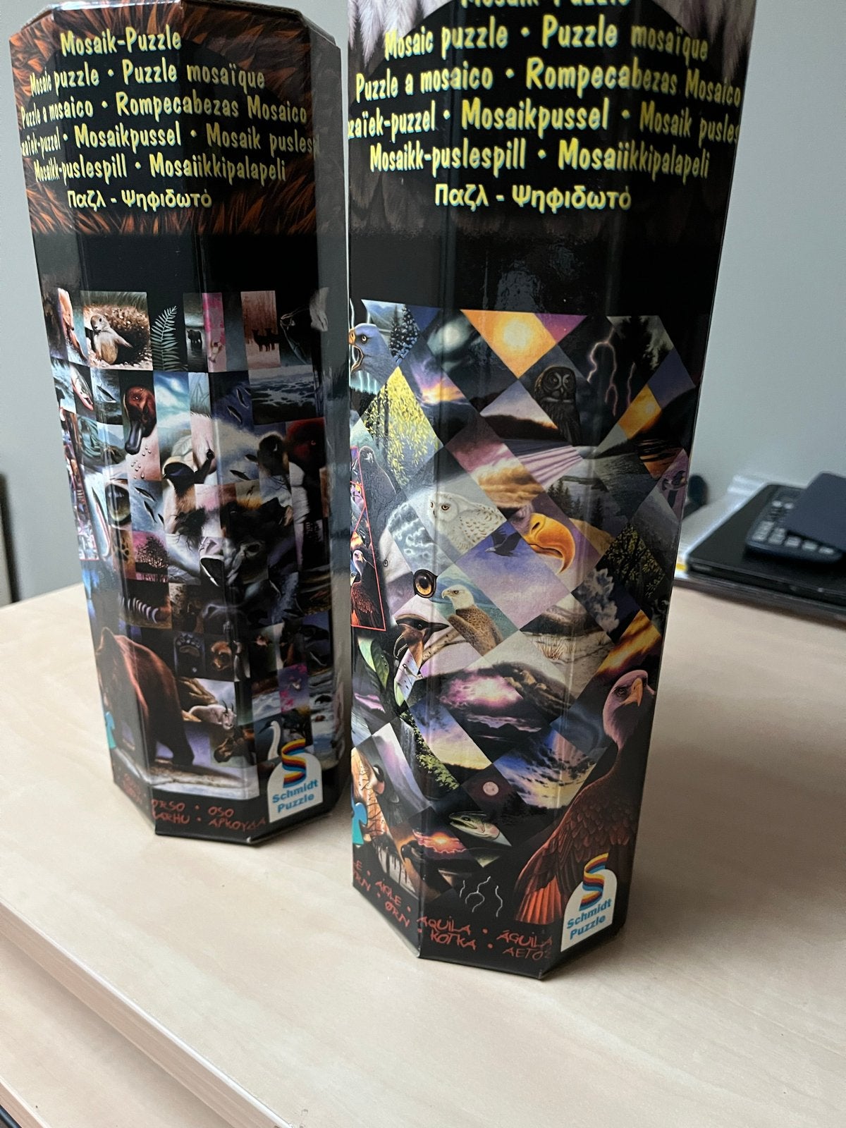 Schmidt Puzzle Mozaïek-Puzzel Adelaars 1000 stukjes, Ophalen of Verzenden, 500 t/m 1500 stukjes, Gebruikt, Legpuzzel