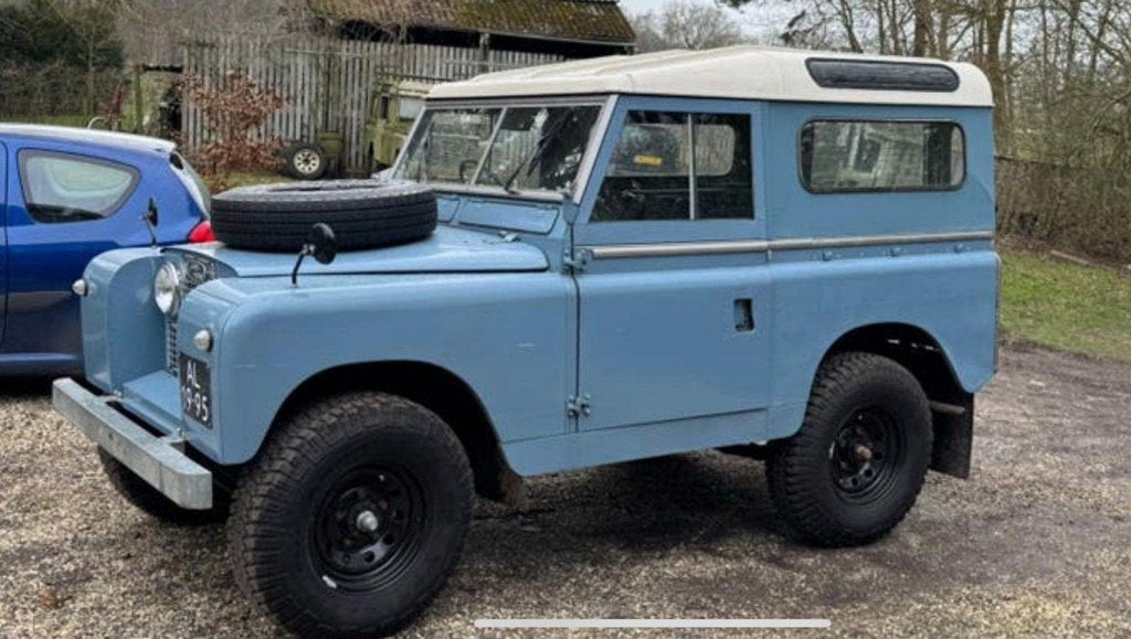 Land Rover 88 Series IIA Cabrio NIEUWSTAAT, Open dak, Zwart, 4 cilinders, Cabriolet