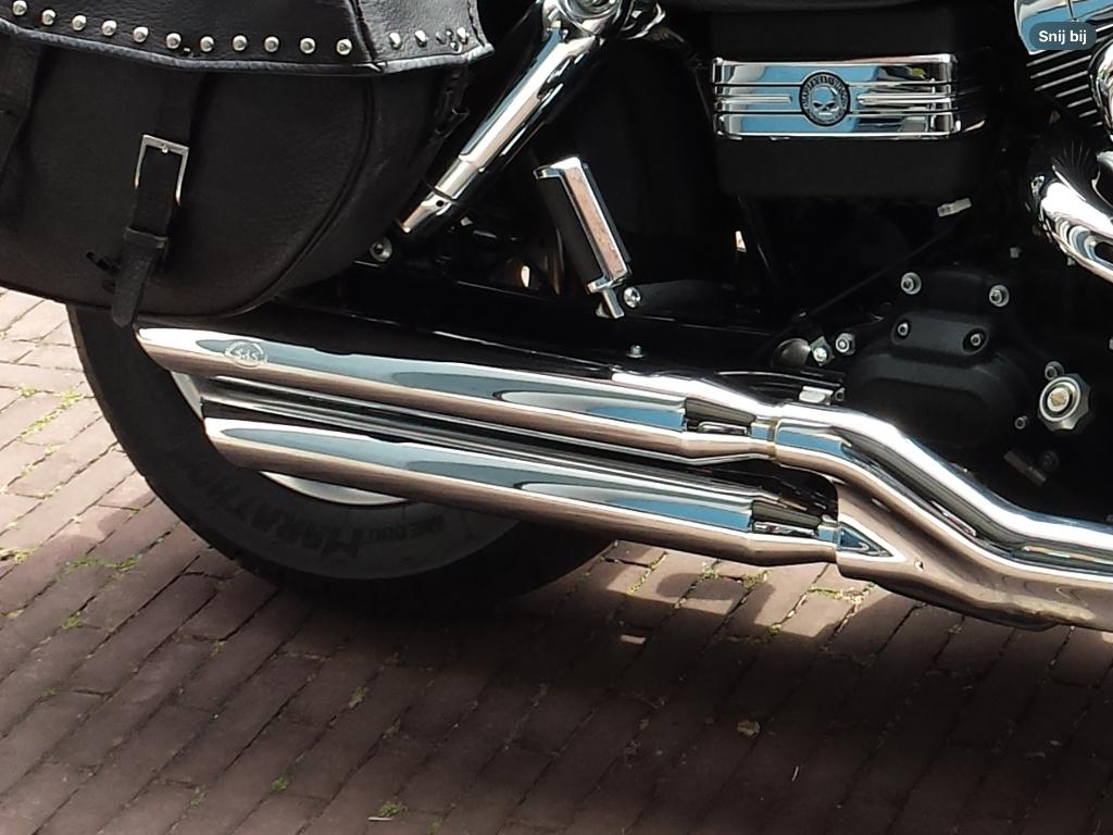 Uitlaat slip on Harley Fat Bob S&S, Motoren, Onderdelen | Harley-Davidson, Ophalen, Gebruikt
