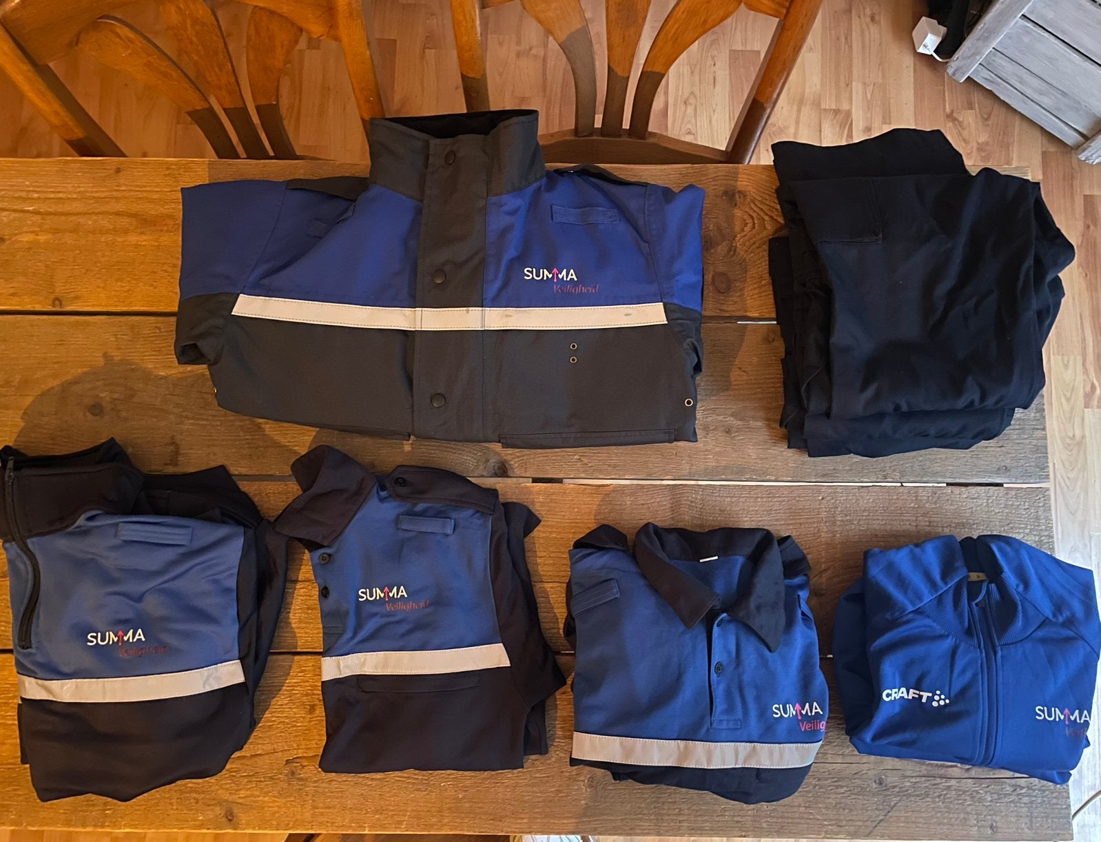 Summa Veiligheid kledingpakket : jas, polo, trui, broek, ect, Ophalen of Verzenden, Zo goed als nieuw